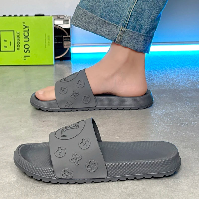 2025Summer New Refreshing Breathable Comfort and Casual plus Size Men's Casual Slip-on Slippers High Quality Sandals
