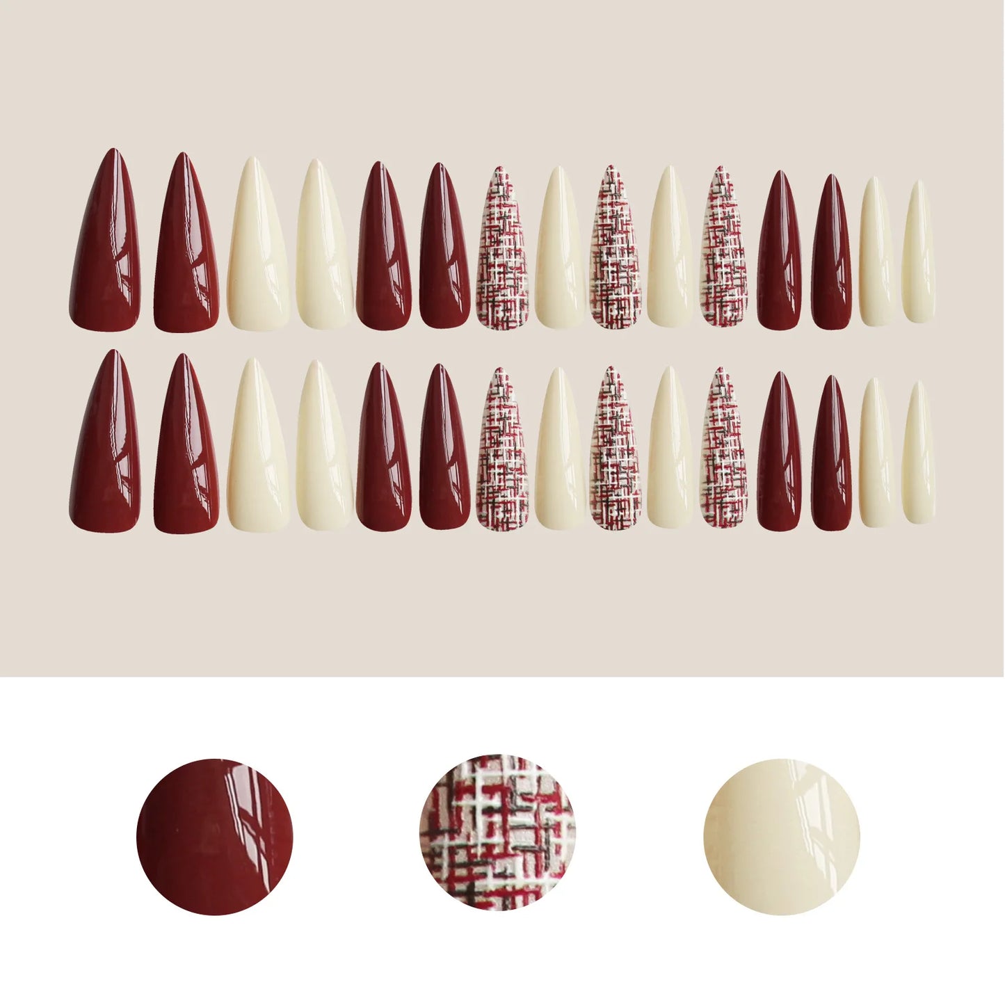 20pcs/Set Long Coffin Fake Nails Rainbow Ballerina Full Cover Nail Art Tips Beauty Artificial False Nails Manicure Charms