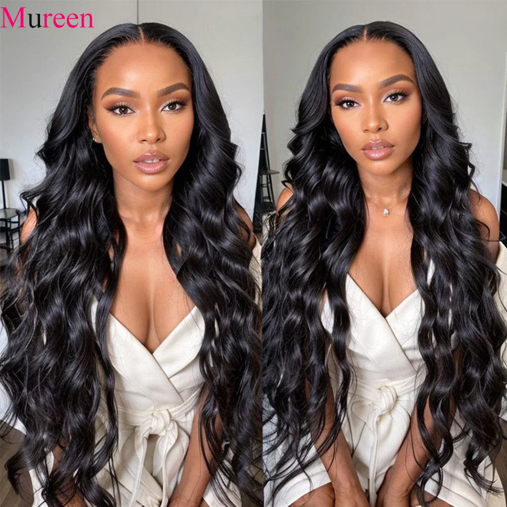 250% Density Glueless Wigs Human Hair Ready To Wear Body Wave Pre Cut Lace Wear And Go Wig 4X4 Lace Closure Wig