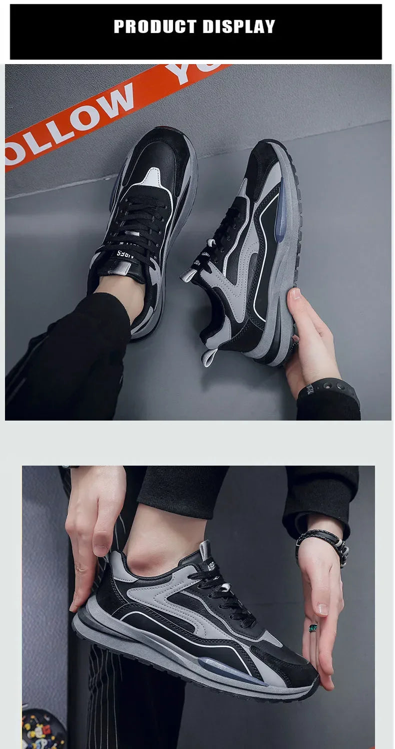 Oulylan Outdoor Jogging Sport Shoes Fashion Lightweight Casual Shoes Breathable Men Running Sneakers Comfortable Tennis Shoes