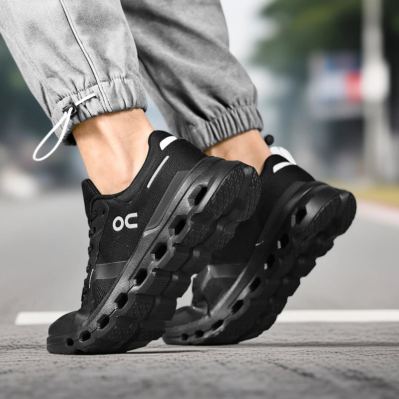 2025 Men Running Shoes comprehensive Mens shoes sneakers Cozy Breathable lining flick Hollow-out shoe soles Male Tennis Walking
