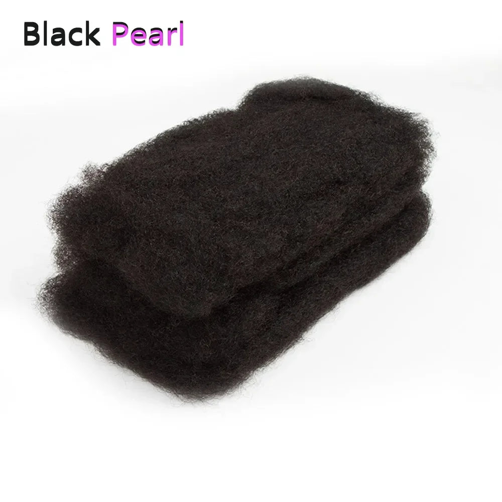 Best Sale QVR Afro Kinky Bulk Twist Braids Hair100% Human Hair for Braiding Dreadlocks Extentions Remy Bulk Hair No Attachment