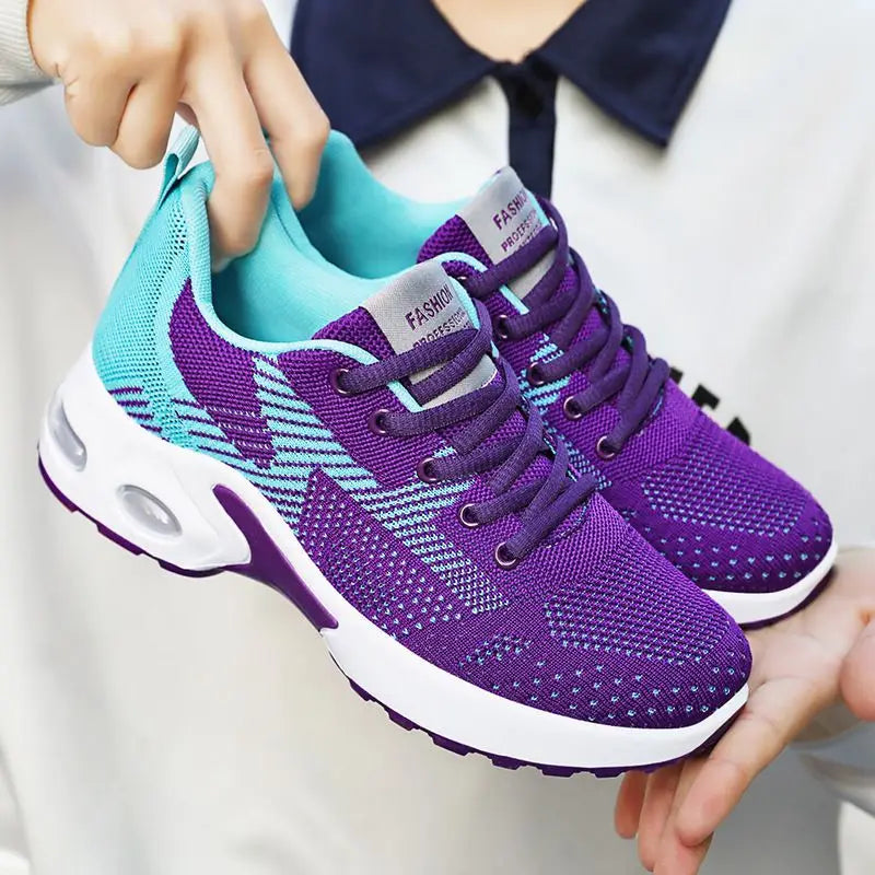Women's shoes casual sneaker soft soled mesh breathable casual shoes Running light travel shoes  women's summer shoes