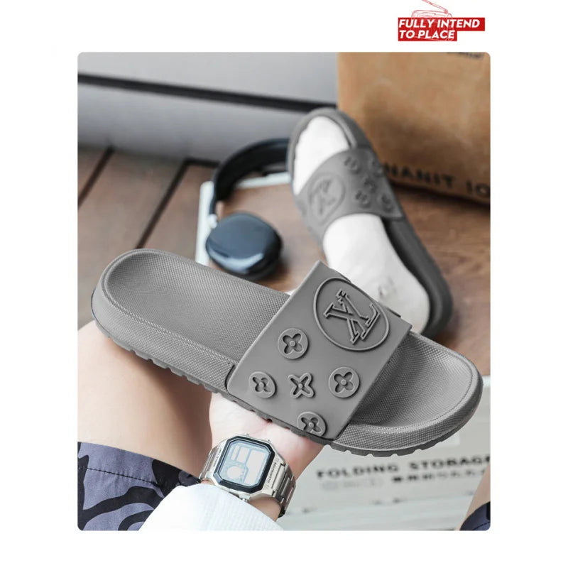 2025Summer New Refreshing Breathable Comfort and Casual plus Size Men's Casual Slip-on Slippers High Quality Sandals