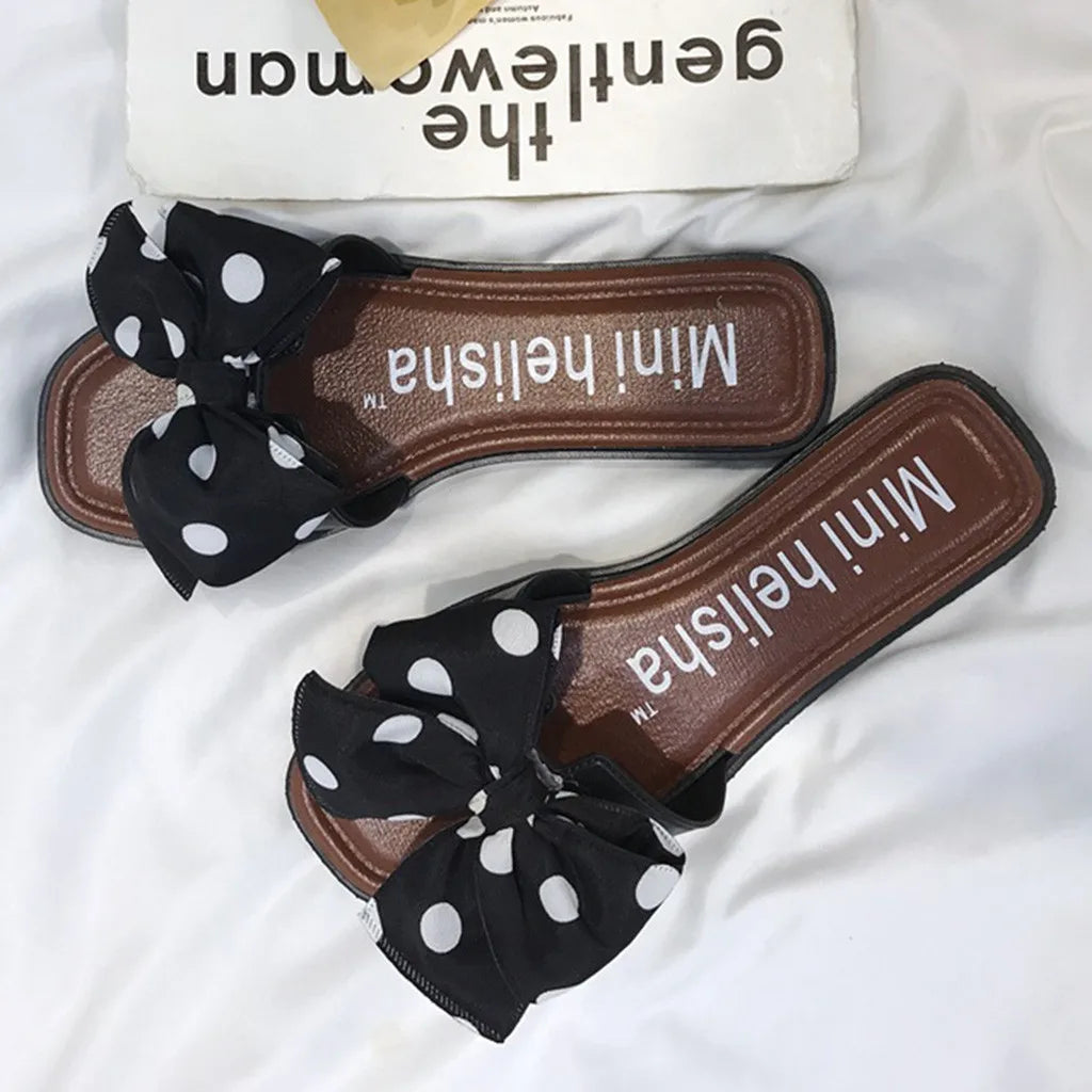 Women's Summer Bohemian Clip Toe Flip Flops Non-Slip Flat Slippers Beach Shoes House Bathroom Non-Slip Shoes Slides