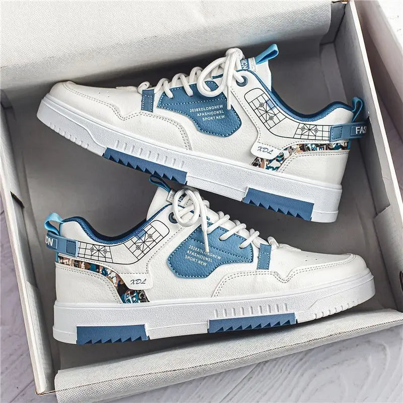 Men's Casual Sneakers Platform Shoes New Fashion Outdoor Man Running Shoes Tennis Training Shoe for Men Lace Up Vulcanized Shoes