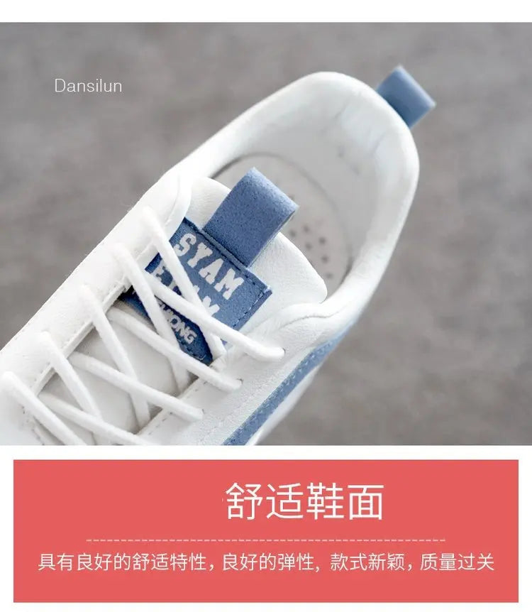 spring autumn Women Casual Zapatos Mujer Shoes Comfortable Breathable Mesh Sneakers Womens's Flat White Sneakers Vulcanized Shoe