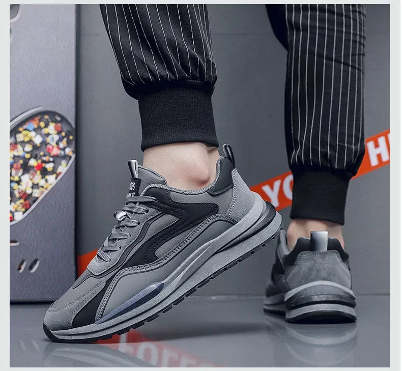 Oulylan Outdoor Jogging Sport Shoes Fashion Lightweight Casual Shoes Breathable Men Running Sneakers Comfortable Tennis Shoes
