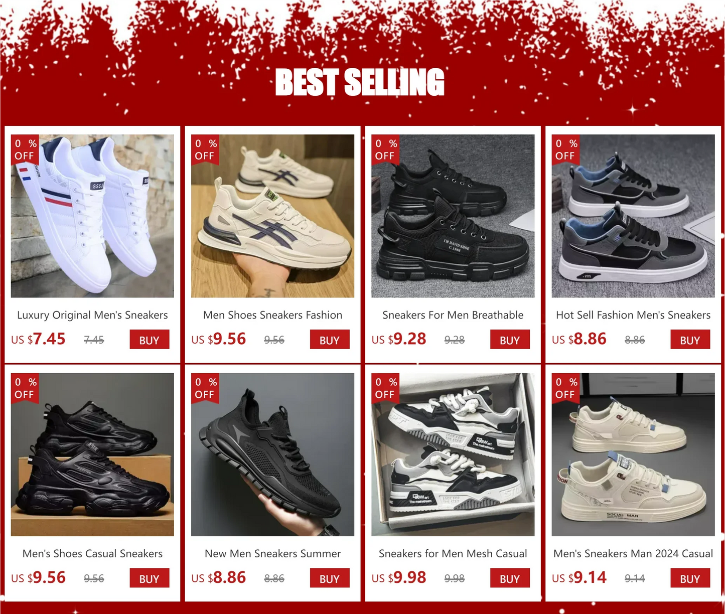Men's Casual Sneakers Summer Breathable Anti Slip Mesh Outdoor Running Shoes Student Sneaker Tennis Shoes Zapatillas Informales