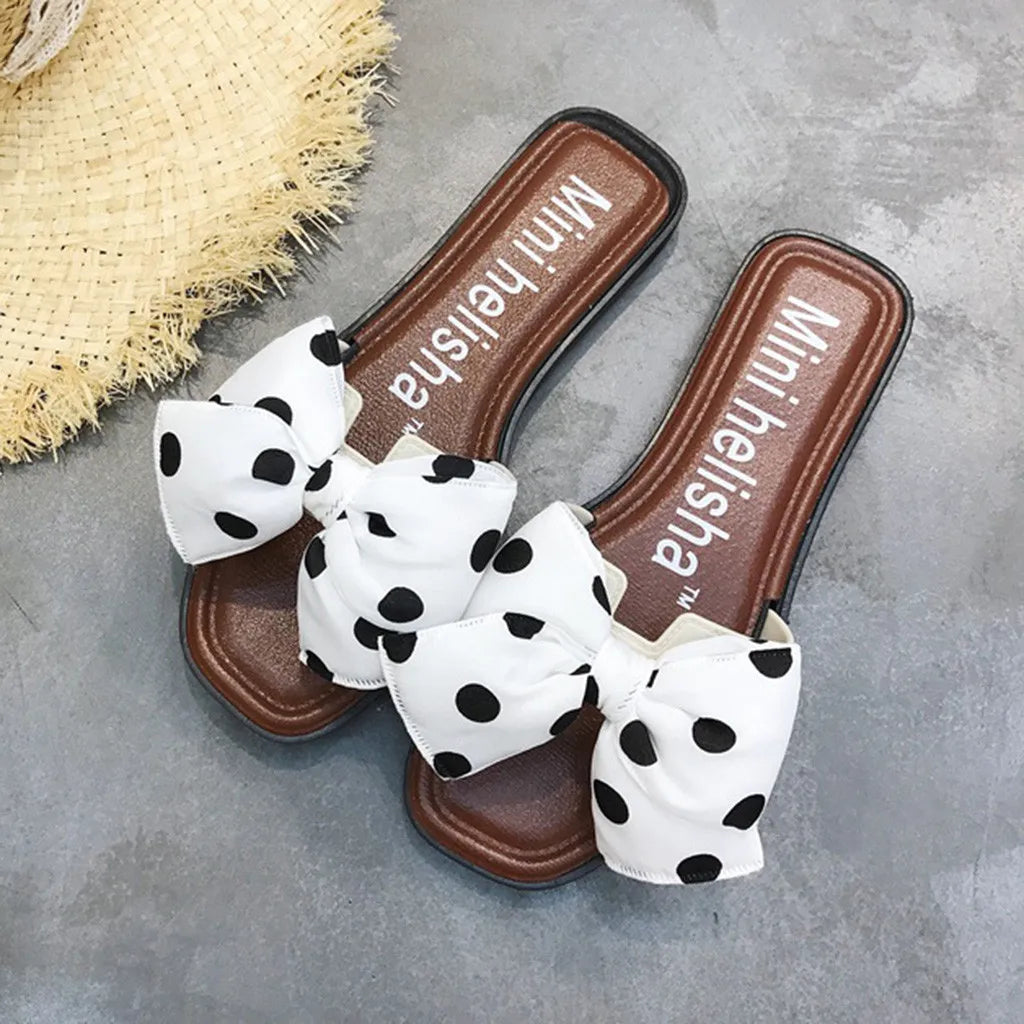 Women's Summer Bohemian Clip Toe Flip Flops Non-Slip Flat Slippers Beach Shoes House Bathroom Non-Slip Shoes Slides