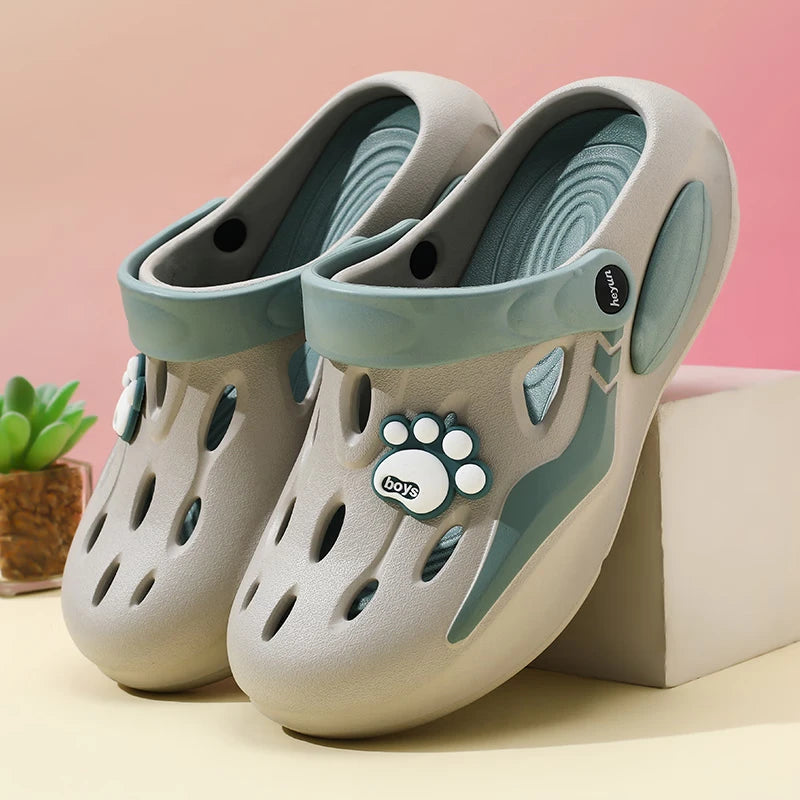 Women's Comfortable EVA Garden Clogs, Closed Toe Sandals For Indoor/Outdoor Home And Beach Use, Soft Sole Ventilated Shoes