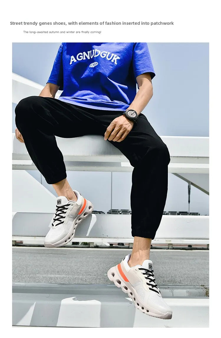 2025 Men Running Shoes comprehensive Mens shoes sneakers Cozy Breathable lining flick Hollow-out shoe soles Male Tennis Walking