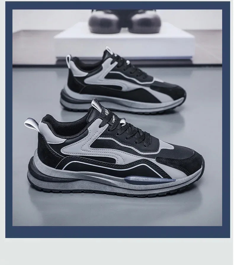 Oulylan Outdoor Jogging Sport Shoes Fashion Lightweight Casual Shoes Breathable Men Running Sneakers Comfortable Tennis Shoes