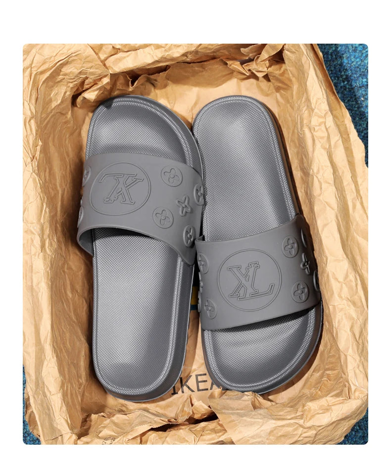 2025Summer New Refreshing Breathable Comfort and Casual plus Size Men's Casual Slip-on Slippers High Quality Sandals