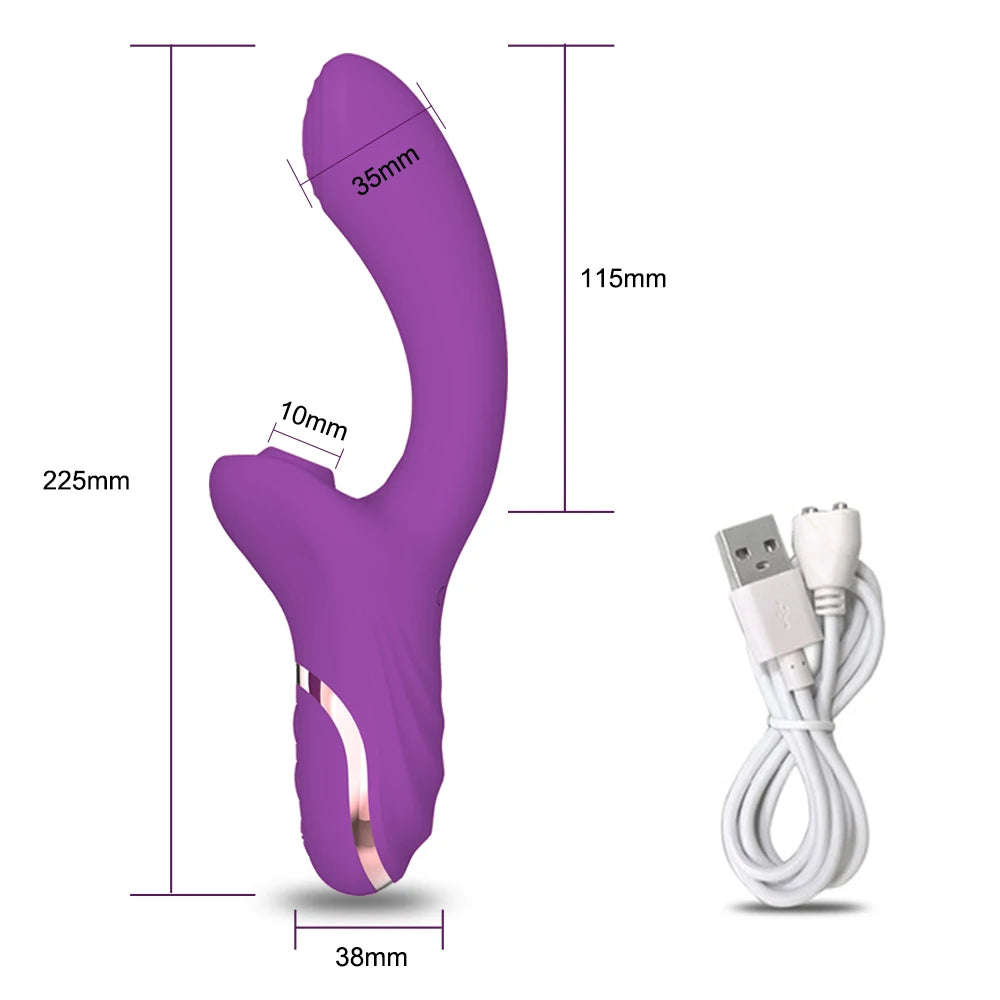 G Spot Vibrator 20 Speeds Clit Sucking Toy Dildo Adult Sex Toys Clitoral Stimulator Vibrating Finger Massager Dildos For Women