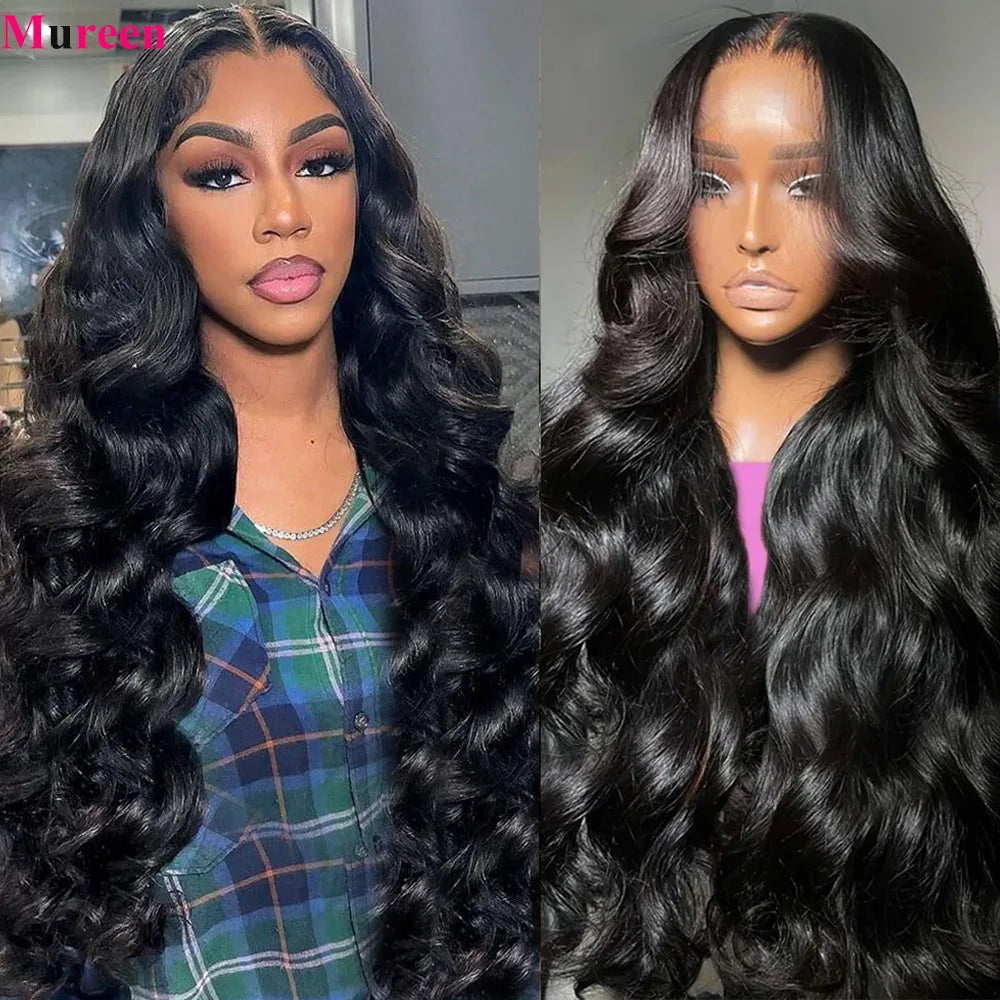 250% Density Glueless Wigs Human Hair Ready To Wear Body Wave Pre Cut Lace Wear And Go Wig 4X4 Lace Closure Wig
