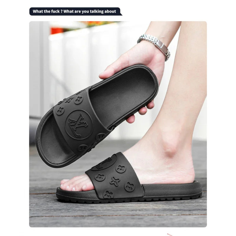 2025Summer New Refreshing Breathable Comfort and Casual plus Size Men's Casual Slip-on Slippers High Quality Sandals