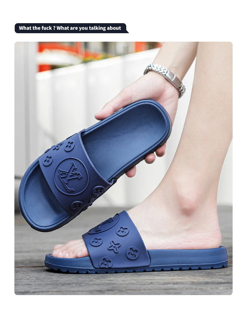 2025Summer New Refreshing Breathable Comfort and Casual plus Size Men's Casual Slip-on Slippers High Quality Sandals