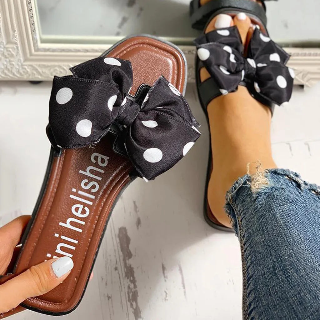 Women's Summer Bohemian Clip Toe Flip Flops Non-Slip Flat Slippers Beach Shoes House Bathroom Non-Slip Shoes Slides