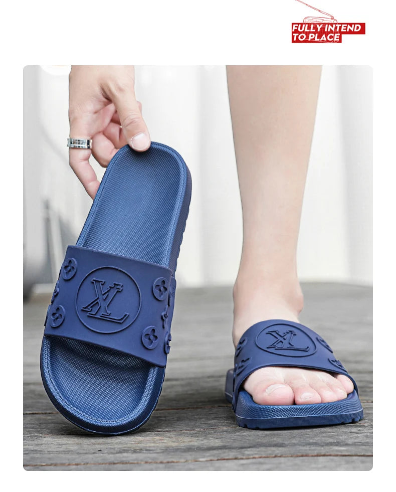 2025Summer New Refreshing Breathable Comfort and Casual plus Size Men's Casual Slip-on Slippers High Quality Sandals