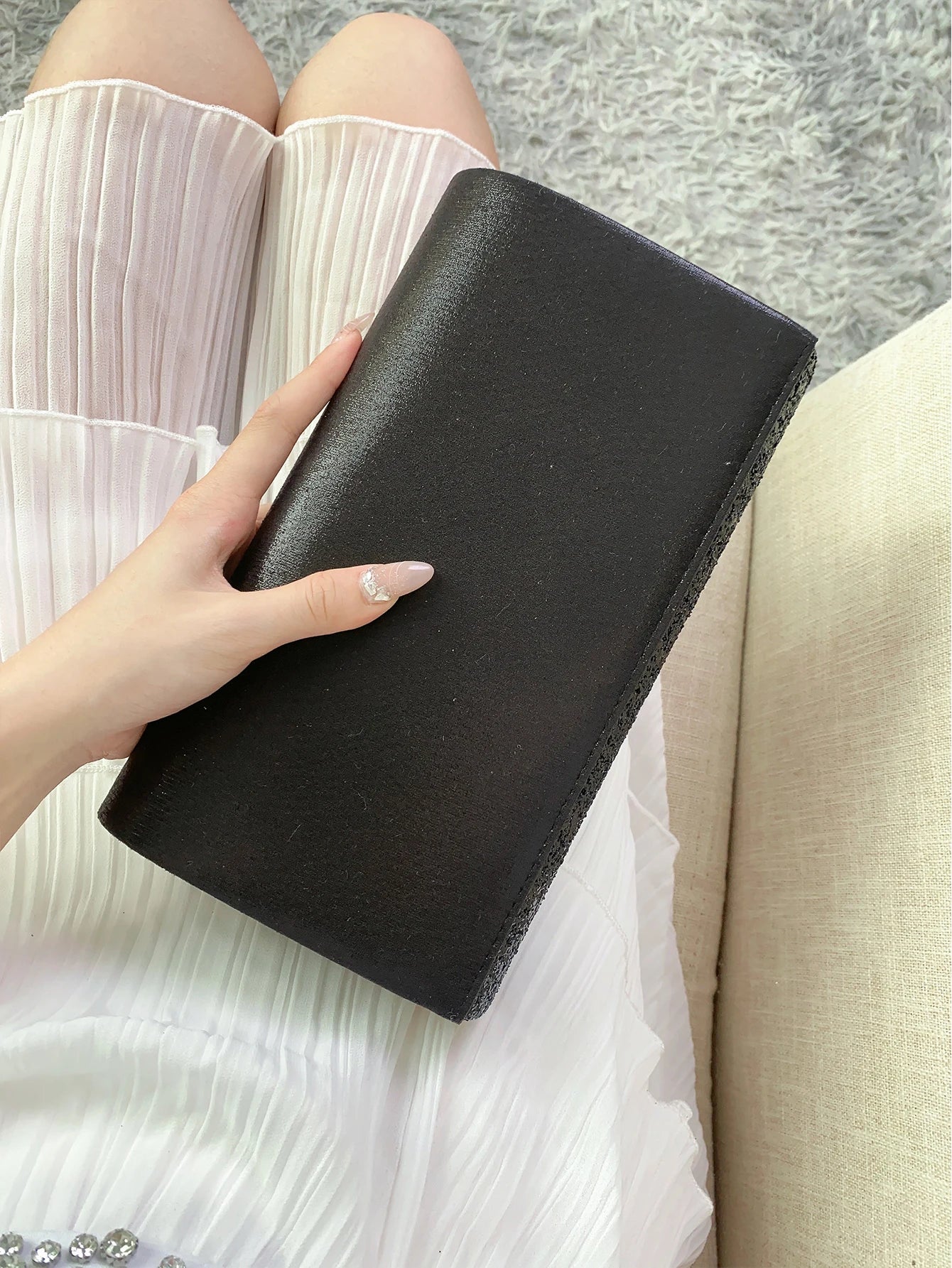 Glitter Bling,Shiny Elegant And Fashionable Envelope Clutch Bag, Party Wedding Handbag For Women Dinner Bag