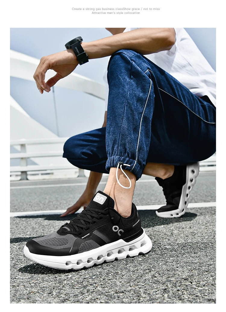 2025 Men Running Shoes comprehensive Mens shoes sneakers Cozy Breathable lining flick Hollow-out shoe soles Male Tennis Walking
