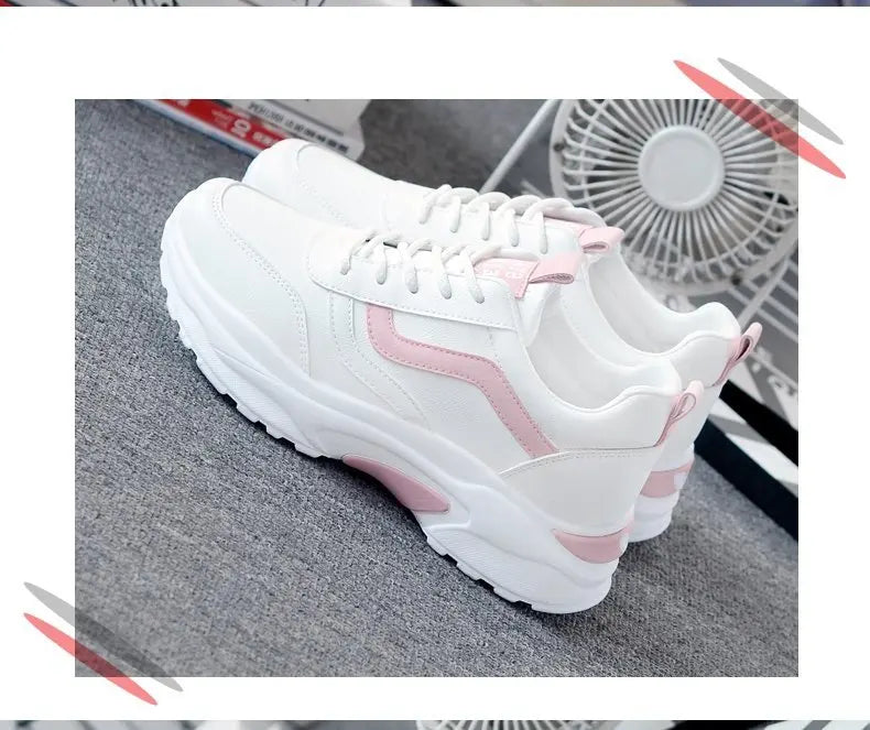 spring autumn Women Casual Zapatos Mujer Shoes Comfortable Breathable Mesh Sneakers Womens's Flat White Sneakers Vulcanized Shoe