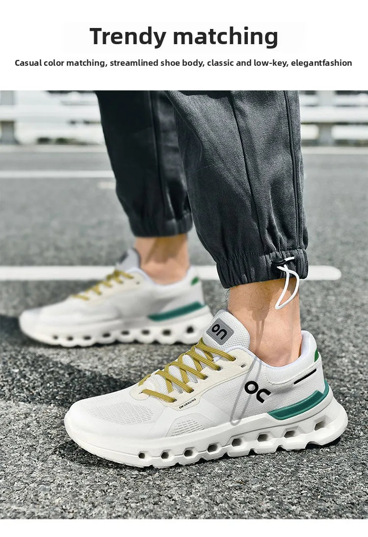2025 Men Running Shoes comprehensive Mens shoes sneakers Cozy Breathable lining flick Hollow-out shoe soles Male Tennis Walking
