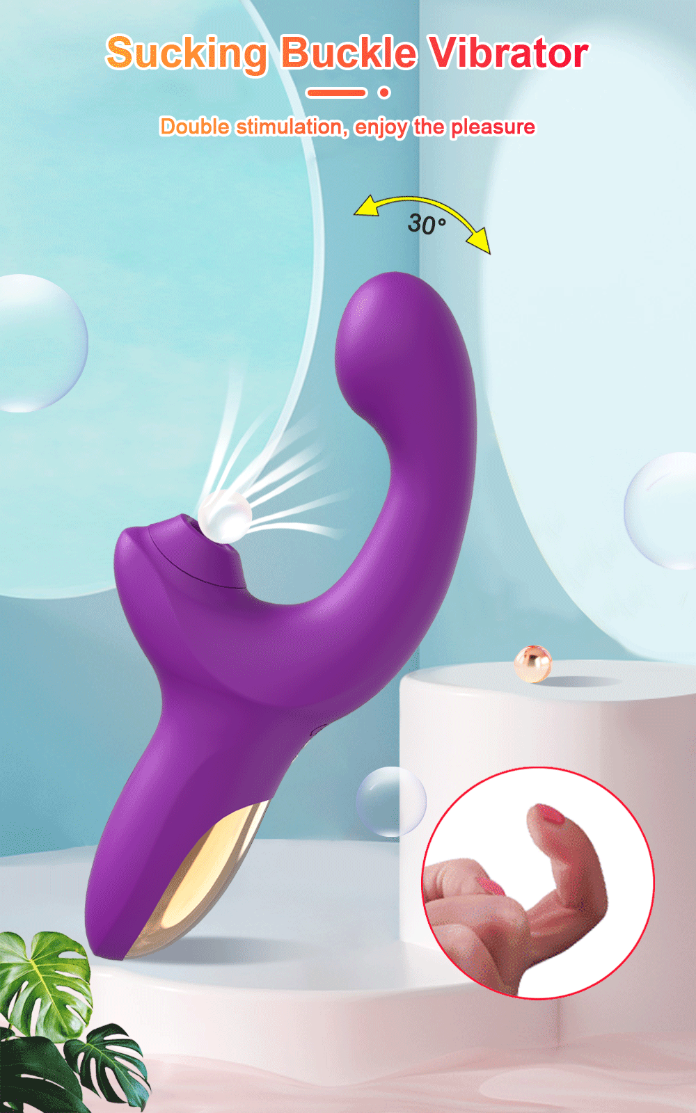 G Spot Vibrator 20 Speeds Clit Sucking Toy Dildo Adult Sex Toys Clitoral Stimulator Vibrating Finger Massager Dildos For Women
