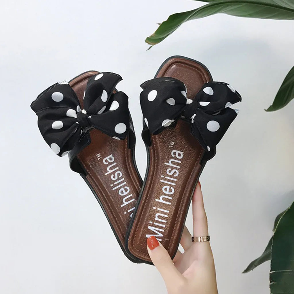 Women's Summer Bohemian Clip Toe Flip Flops Non-Slip Flat Slippers Beach Shoes House Bathroom Non-Slip Shoes Slides