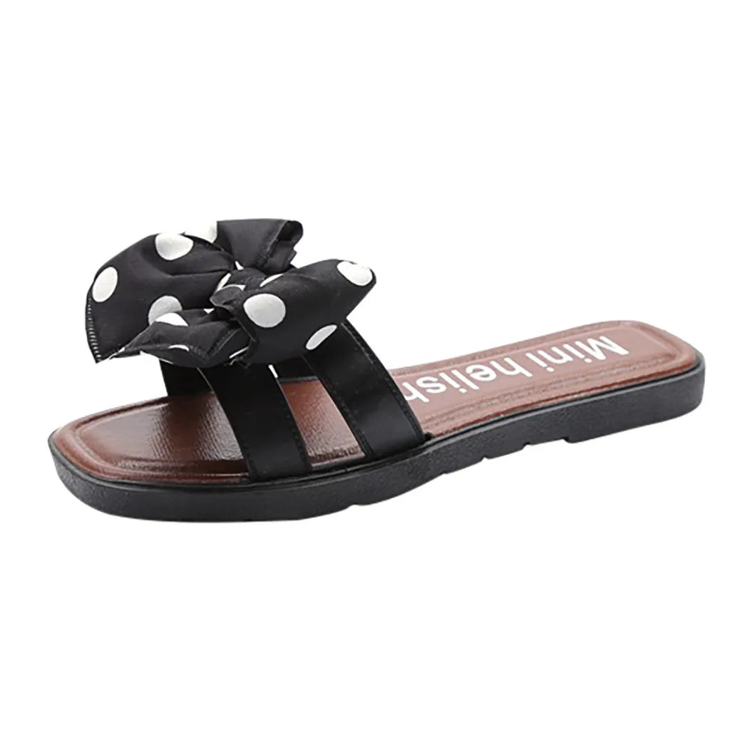 Women's Summer Bohemian Clip Toe Flip Flops Non-Slip Flat Slippers Beach Shoes House Bathroom Non-Slip Shoes Slides