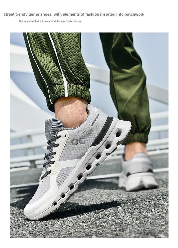 2025 Men Running Shoes comprehensive Mens shoes sneakers Cozy Breathable lining flick Hollow-out shoe soles Male Tennis Walking