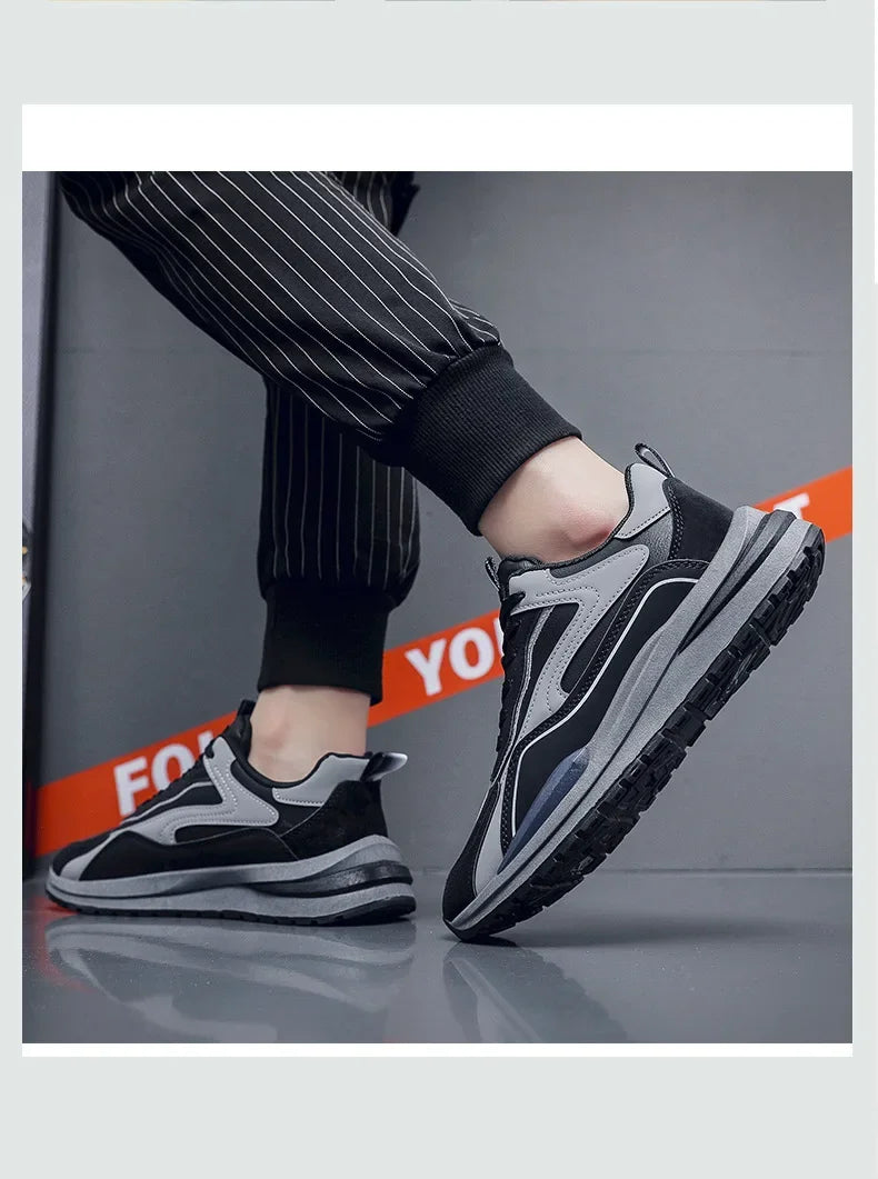 Oulylan Outdoor Jogging Sport Shoes Fashion Lightweight Casual Shoes Breathable Men Running Sneakers Comfortable Tennis Shoes