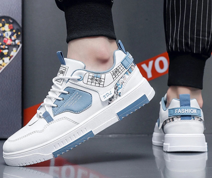 Men's Casual Sneakers Platform Shoes New Fashion Outdoor Man Running Shoes Tennis Training Shoe for Men Lace Up Vulcanized Shoes