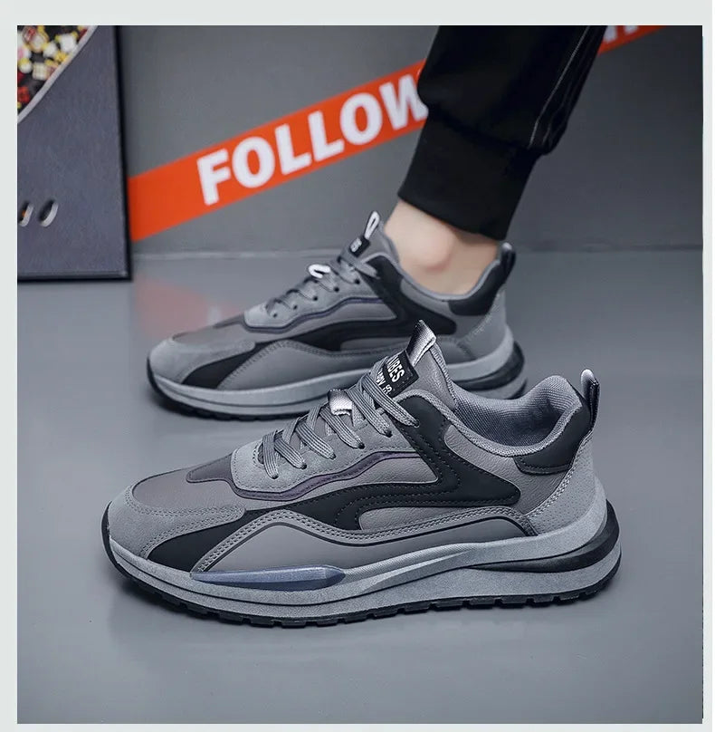 Oulylan Outdoor Jogging Sport Shoes Fashion Lightweight Casual Shoes Breathable Men Running Sneakers Comfortable Tennis Shoes