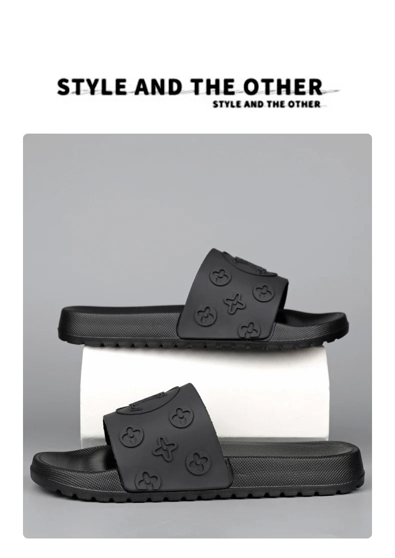 2025Summer New Refreshing Breathable Comfort and Casual plus Size Men's Casual Slip-on Slippers High Quality Sandals