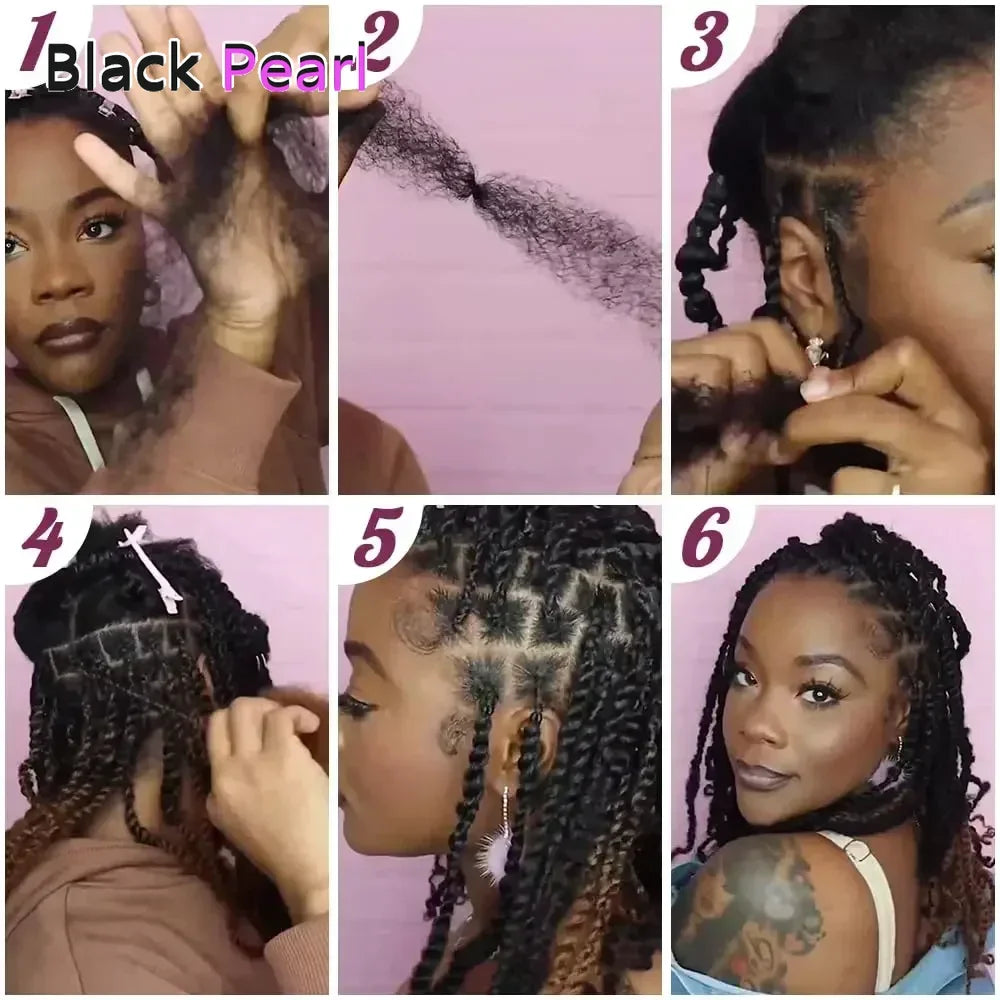 Best Sale QVR Afro Kinky Bulk Twist Braids Hair100% Human Hair for Braiding Dreadlocks Extentions Remy Bulk Hair No Attachment
