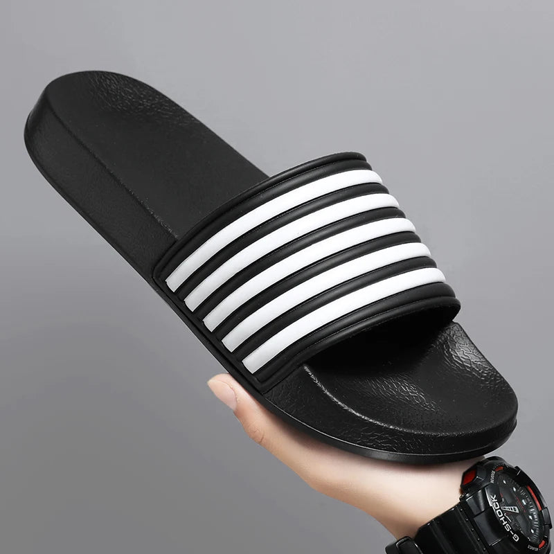 Summer Men's Slides Man Shoe Non-slip Casual Slippers Indoor Outdoor EVA Sandalias Beach Garden Sandals Size39-48