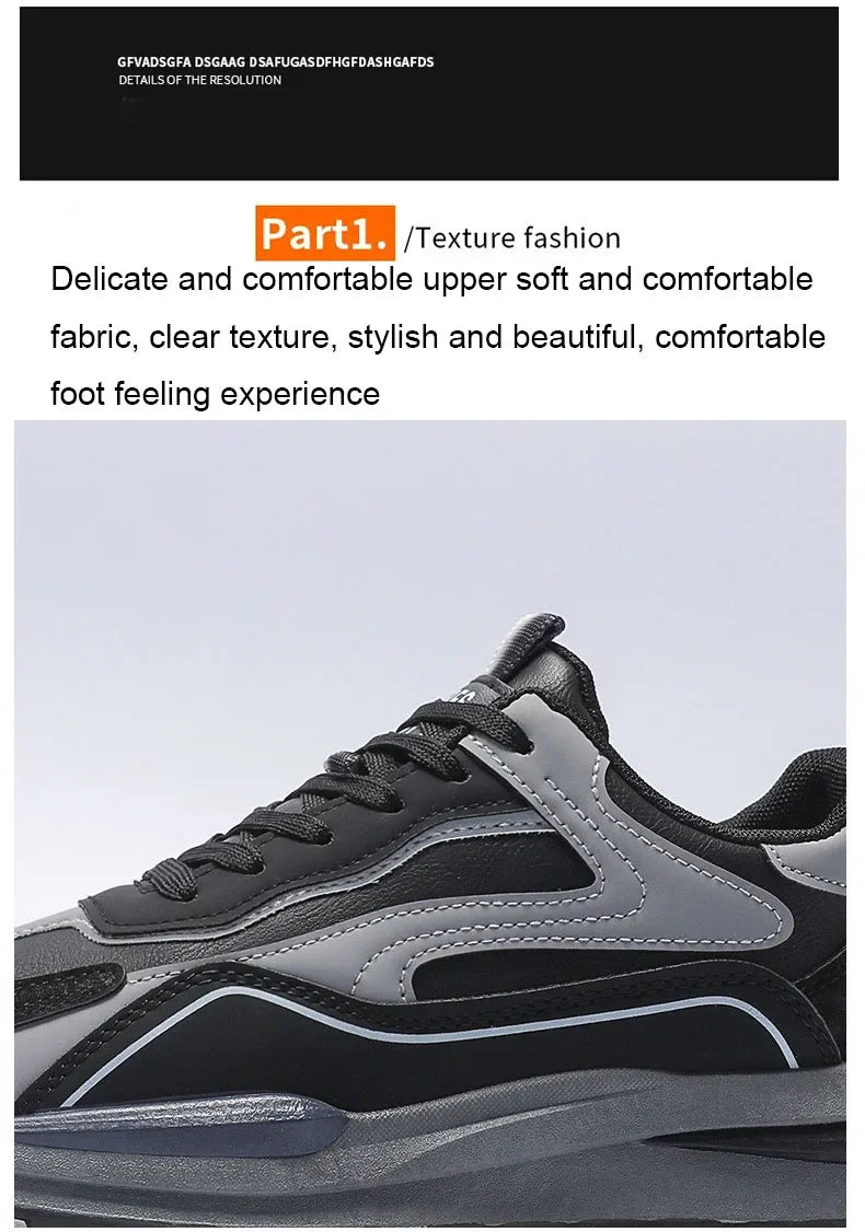 Oulylan Outdoor Jogging Sport Shoes Fashion Lightweight Casual Shoes Breathable Men Running Sneakers Comfortable Tennis Shoes