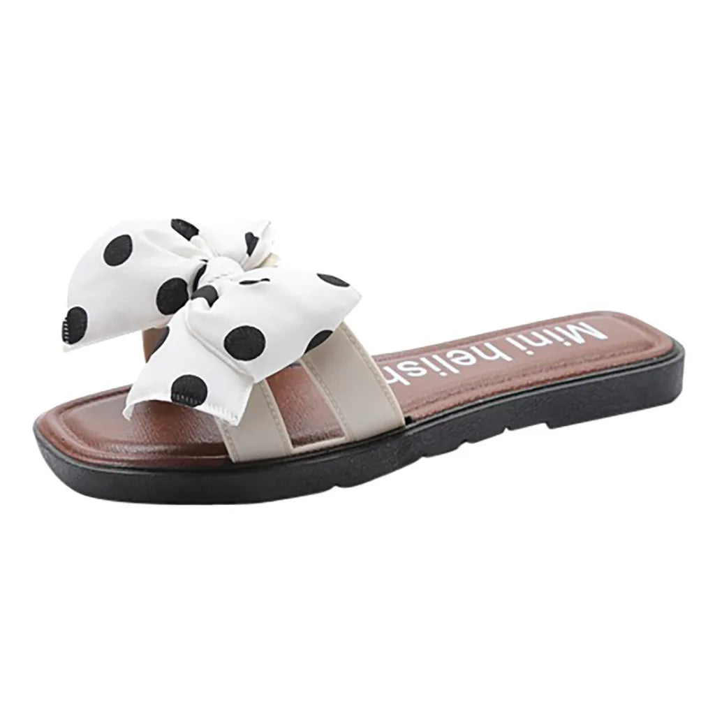 Women's Summer Bohemian Clip Toe Flip Flops Non-Slip Flat Slippers Beach Shoes House Bathroom Non-Slip Shoes Slides