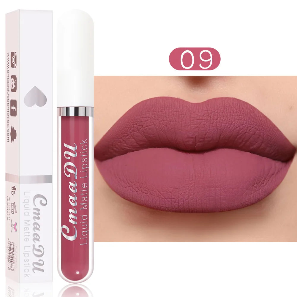 18 Color Lipstick Matte Waterproof And Long-lasting Lip Gloss