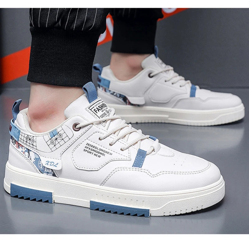 Men's Casual Sneakers Platform Shoes New Fashion Outdoor Man Running Shoes Tennis Training Shoe for Men Lace Up Vulcanized Shoes