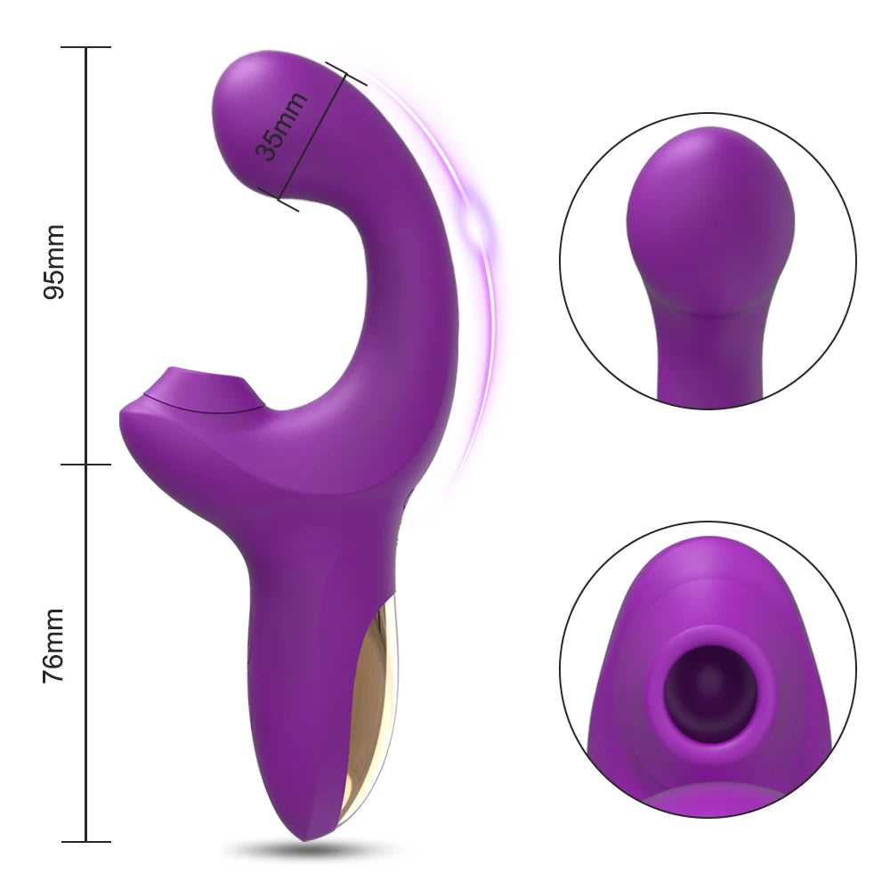 G Spot Vibrator 20 Speeds Clit Sucking Toy Dildo Adult Sex Toys Clitoral Stimulator Vibrating Finger Massager Dildos For Women