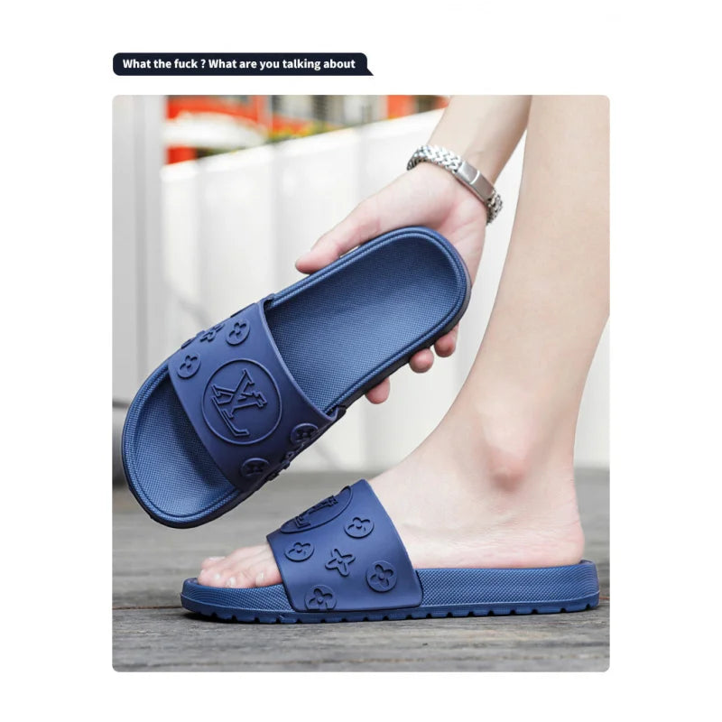 2025Summer New Refreshing Breathable Comfort and Casual plus Size Men's Casual Slip-on Slippers High Quality Sandals